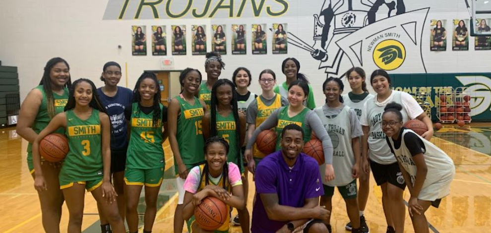 And1 Legend comes to Visit the Lady Trojans!!