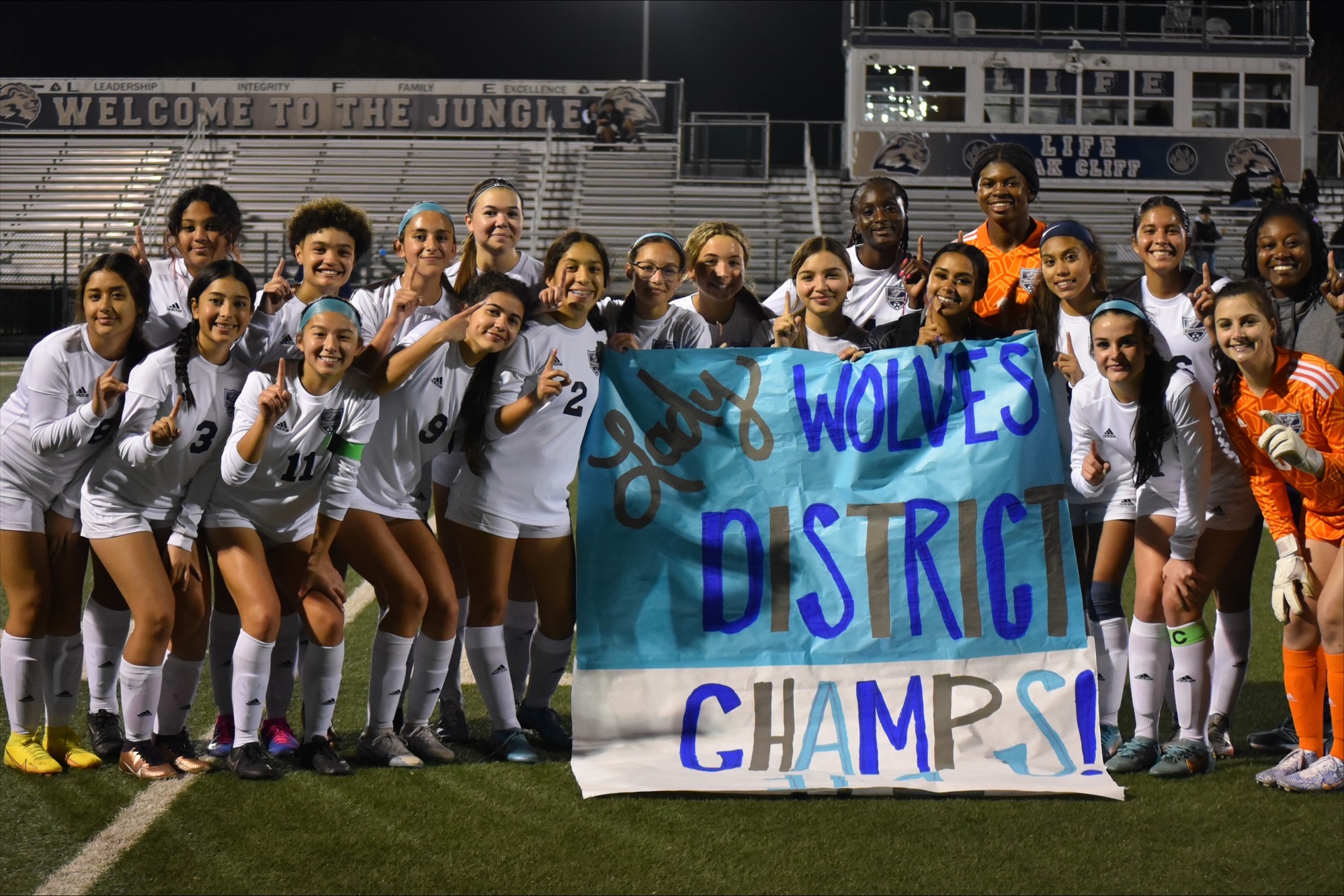 The Lady Wolves are District 9-4A Champs!!!