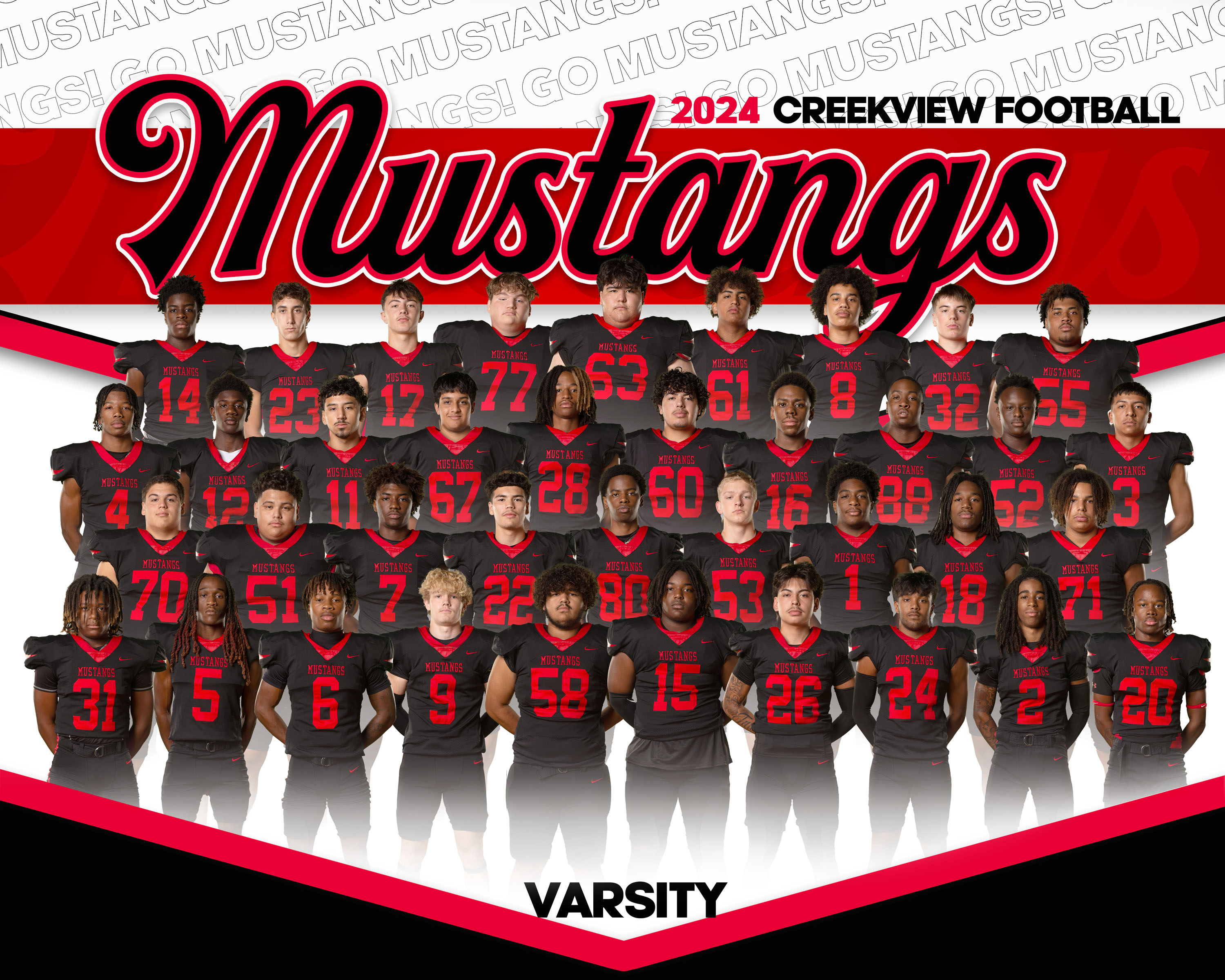 2024 Varsity Football Team