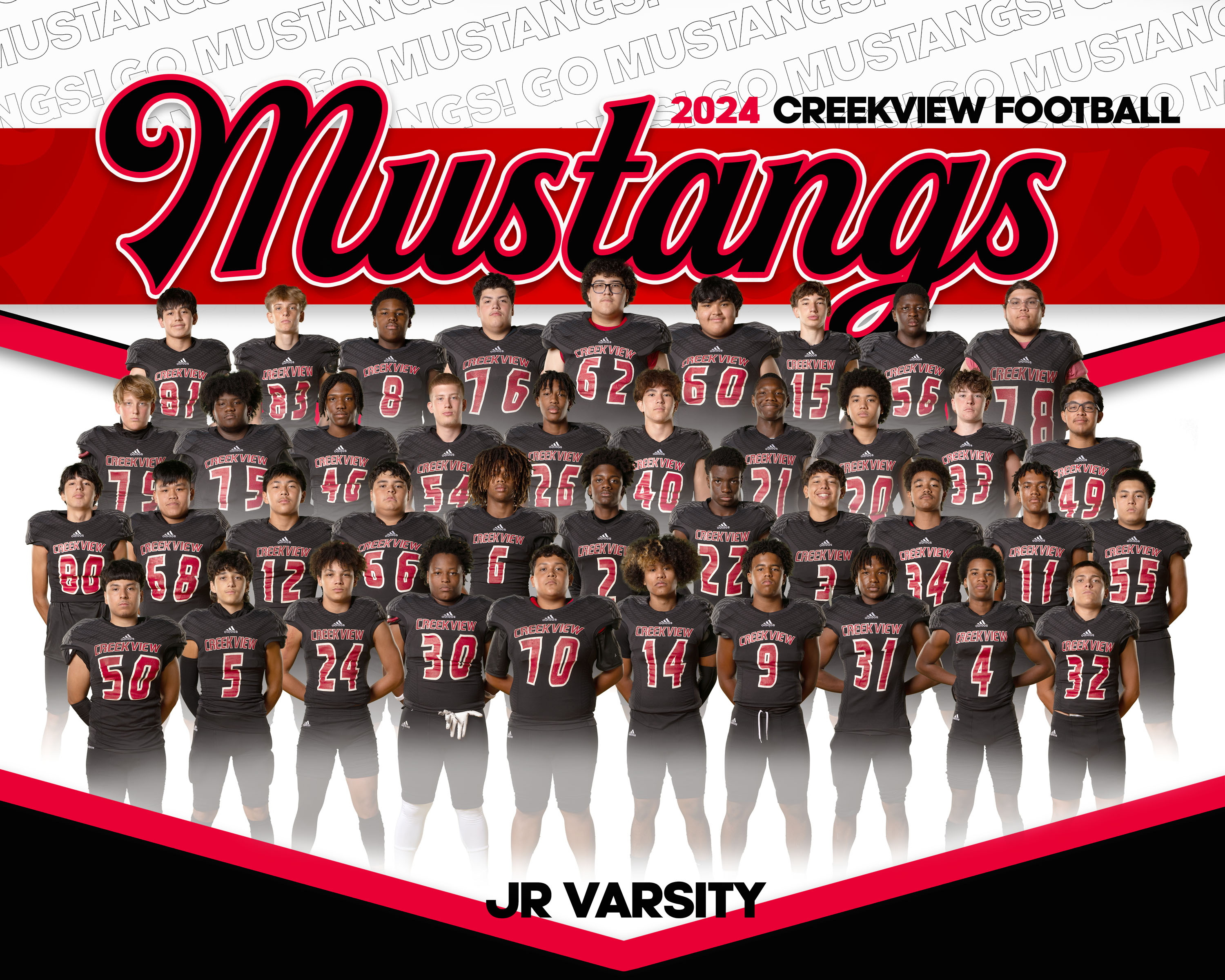 2024 Junior Varsity Football Team