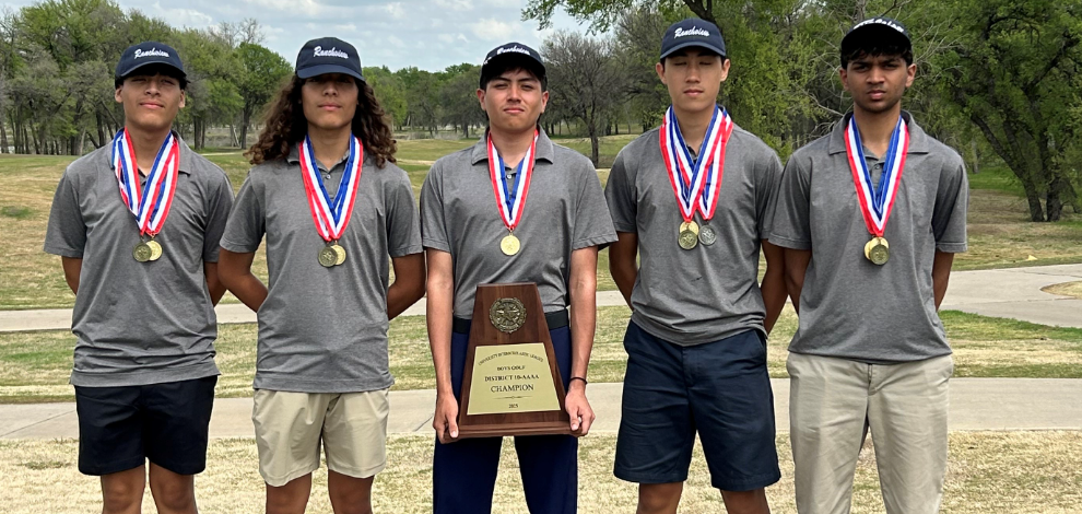 2025 Boys District Golf Champions. Luna Vista